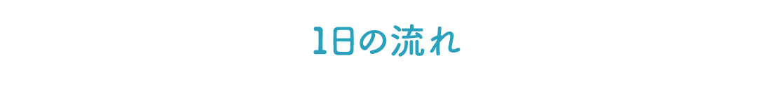 １日の流れ